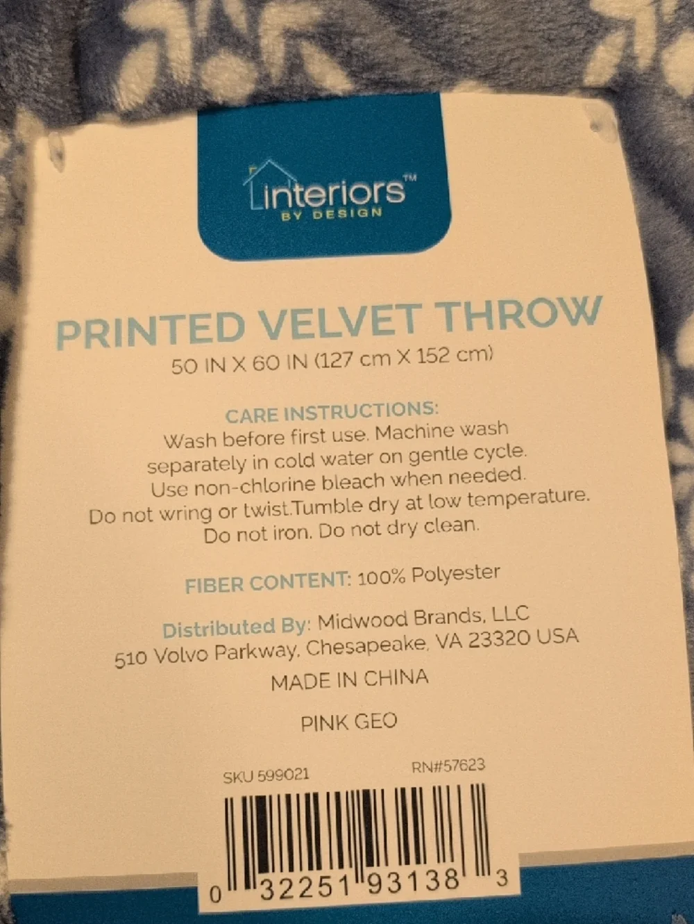 Interiors By Design soft printed